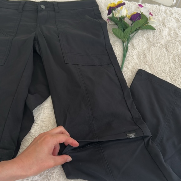 Prana Black Pants - Convertible Shorts, Size 2 - Picture 7 of 13